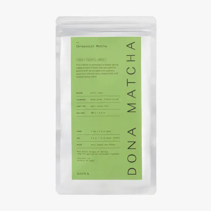 DONA - 30g First Flush Ceremonial Matcha
