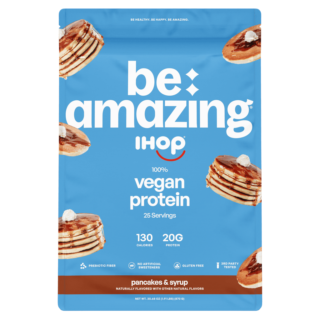 Be Amazing Vegan Protein, IHOP Pancakes & Syrup flavor bag